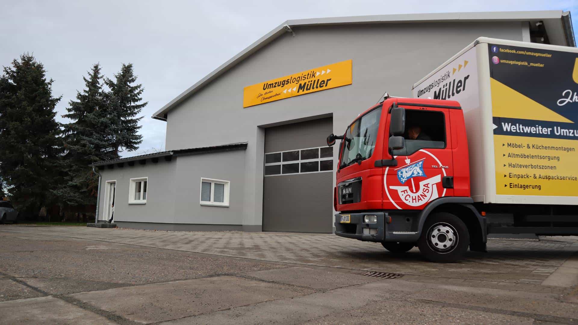 Umzugsunternehmen Müllers Umzugsfirma Leistungen